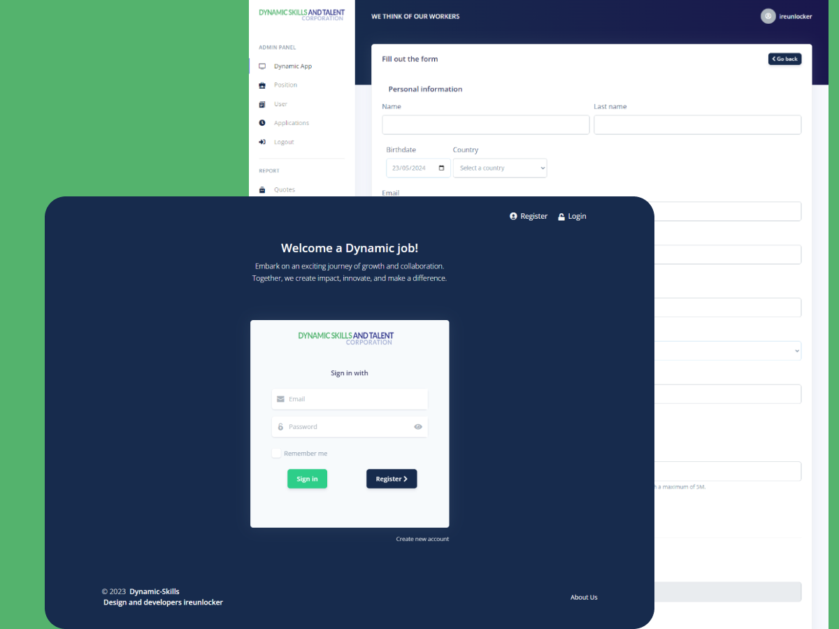 App Dynamic skills